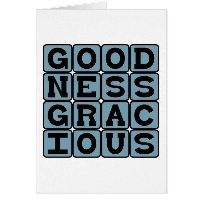 Güte Gutes, alliterarische Überraschung (Vorne)