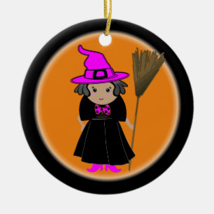 Gute Hexe - Gewohnte Halloween-Baum-Ornamente Keramikornament