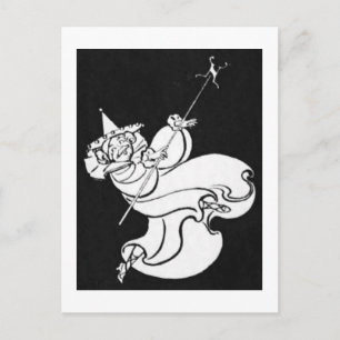 Gute Hexe Postkarte