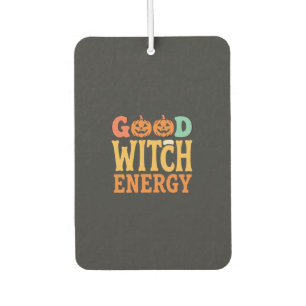 Gute Hexen Energie Halloween Kürbis Design_1 Autolufterfrischer