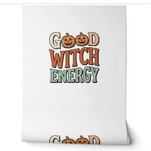 Gute Hexen Energie Vintage Halloween Vektor Design Tapete