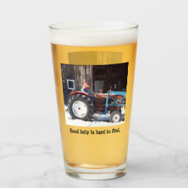 Gute Hilfe ist schwer zu finden Glas