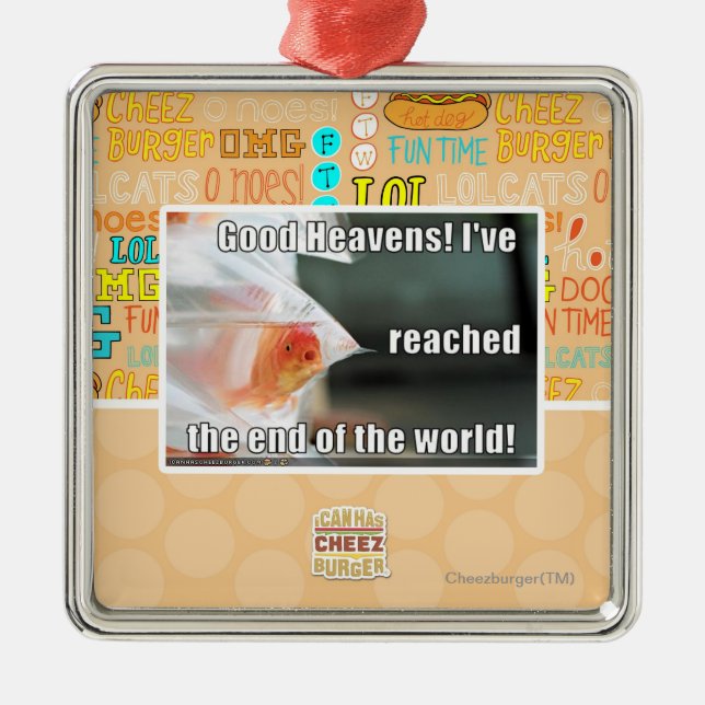 Gute Himmel! Ornament Aus Metall (Vorne)