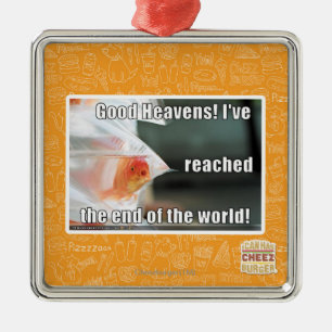 Gute Himmel! Silbernes Ornament