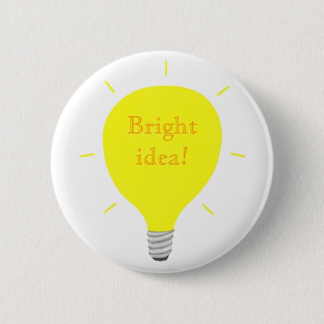 Gute Idee! Glühlampe Bestätigungsknöpfe Button (Vorderseite)