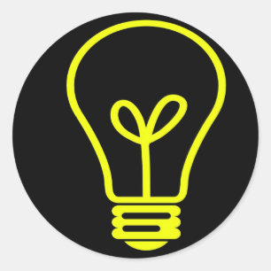 Gute Idee Runder Aufkleber