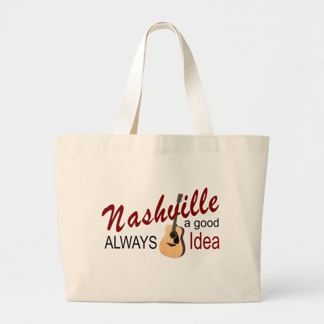 Gute Ideen-riesige Taschen-Tasche Nashvilles immer Jumbo Stoffbeutel (Vorne)