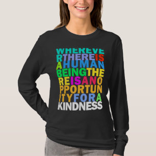 Güte ist alles Rainbow-Stoizismus-Zitat T-Shirt