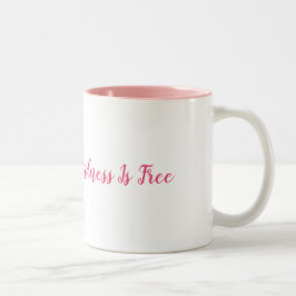 Güte ist freie Kaffee-Tasse Zweifarbige Tasse