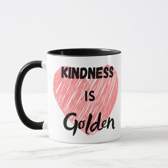 Güte ist goldene Tasse (Links)