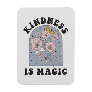 Güte ist magische Vintage Blume Magnet