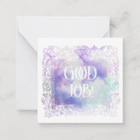 *~* GUTE JOB AP62 Ermutigung flache Note Card
