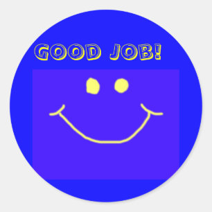 Gute Jobaufkleber Runder Aufkleber