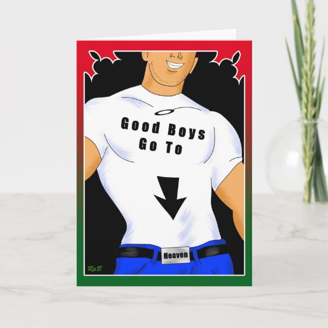 Gute Jungen: Feiertag Feiertagskarte (Vorderseite)