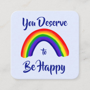 Güte-Karte: "Sie verdienen, glückliche" Karten zu