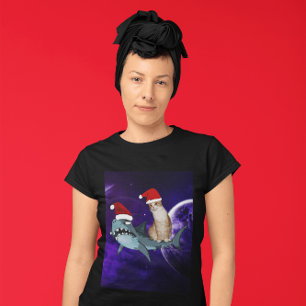 GUTE KATASTROPHENSCHUTZKATZE UND KARTEN IN RAUMCHR T-Shirt