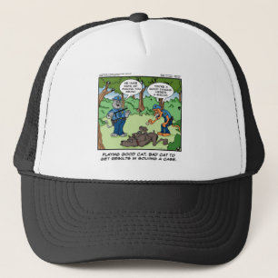 Gute Katze Bad Cat U Meow lustige Geschenke & T-Sh Truckerkappe