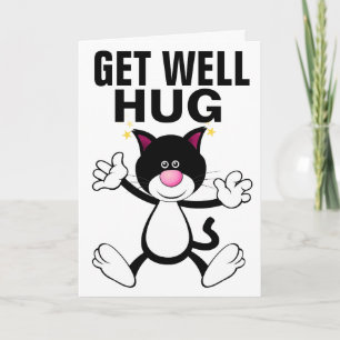 GUTE KITTY CAT HUG GREETING CARDS KARTE