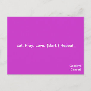 GUTE KREBS! Postkarte bis April McCallum