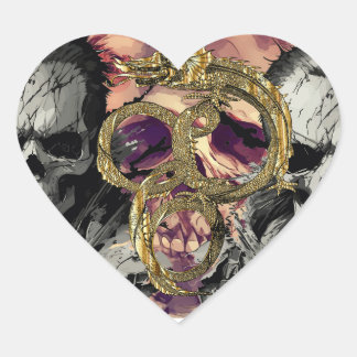 gute Kunst. Herz-Aufkleber