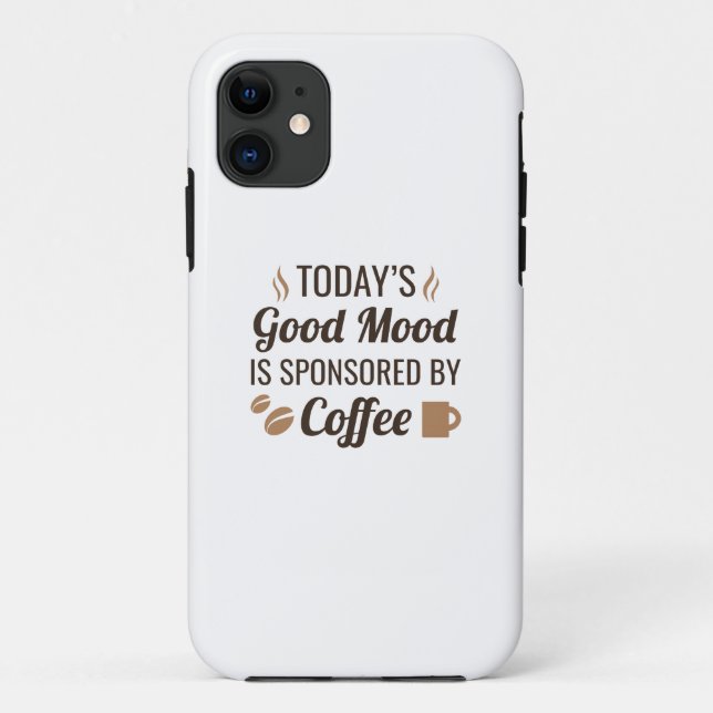 Gute Laune Kaffee Case-Mate iPhone Hülle (Rückseite)