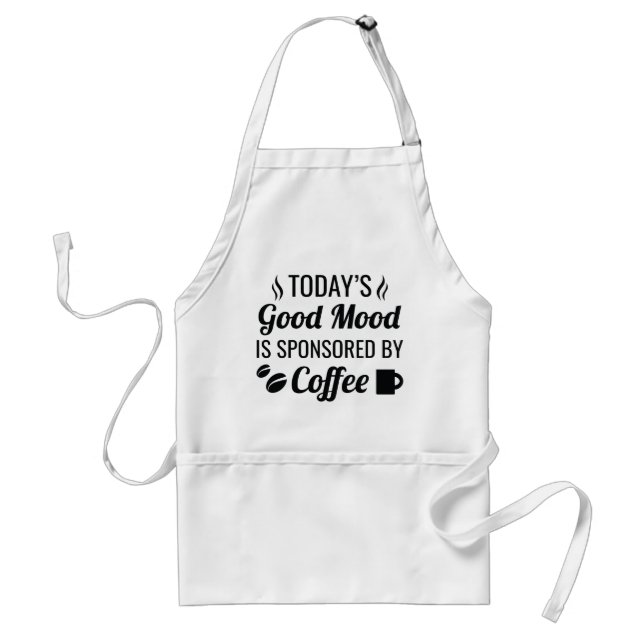 Gute Laune Kaffee Schürze (Vorne)