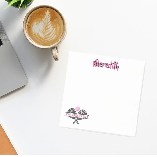 Gute Lebensbedingungen bei PIckleball Post-it Klebezettel (Von Creator hochgeladen)