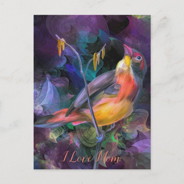 Gute Liebe für den Muttertag Postkarte (Vorderseite)