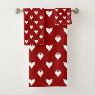 GUTE LIEBE gegen schlechte LIEBE Badhandtuch Set