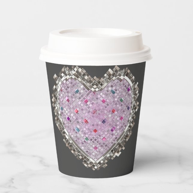 Gute Liebe Pappbecher (Vorderseite)