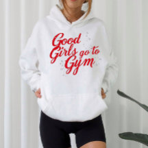 Gute Mädchen gehen ins Fitnessstudio Motivation