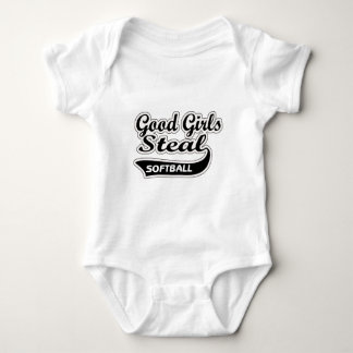 Gute Mädchen Steal (schwarz) Baby Strampler