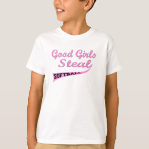 Gute Mädchen stehlen (rosa städtische) T-Shirt