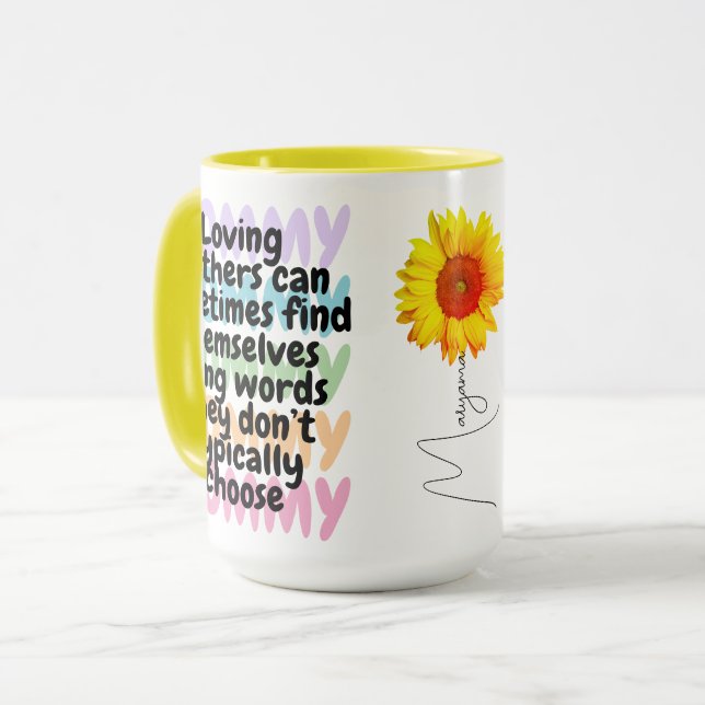 Gute Mamas | Farbiges Inneres und Handgriff, Tasse (Vorderseite Links)