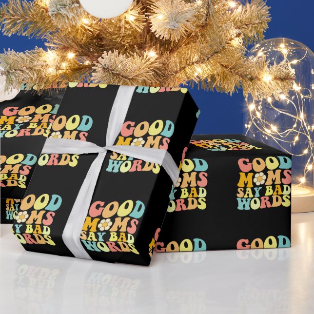 Gute Mamas sagen schlechte Worte zum Muttertag Geschenkpapier (Feiertage)