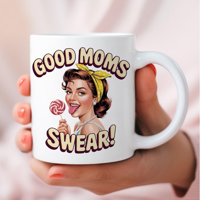 Gute Mamas Sweet - Funny Retro Pop Art Mama Gesche Kaffeetasse (Von Creator hochgeladen)
