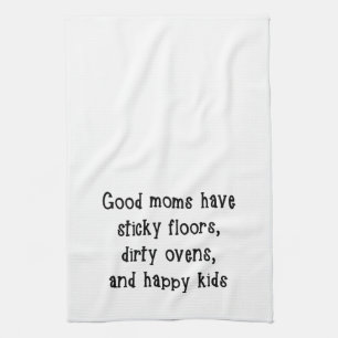 Gute Mammen haben klebriges Böden Geschirrtuch