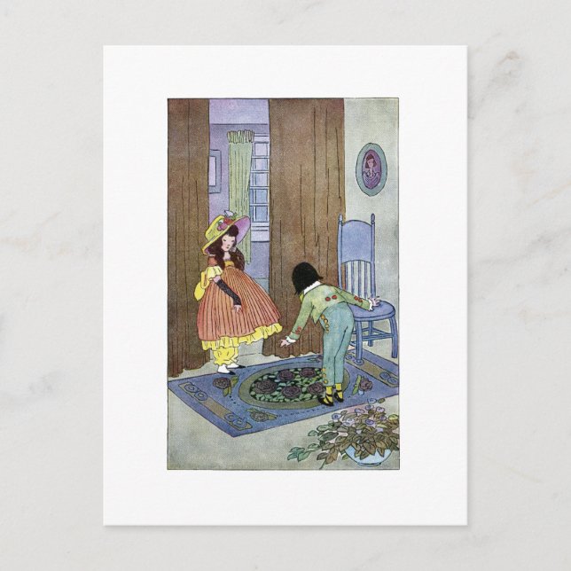 Gute Manieren Postkarte (Vorderseite)