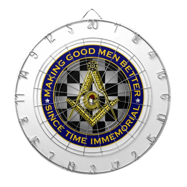 Gute Männer besser machen Dartscheibe (vorne)