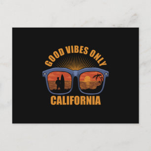 Gute Menschen nur California Surfen Postkarte