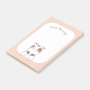 Gute Morgen-Kuh-Notizen Post-it Klebezettel