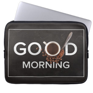Gute Morgencoffee-Laptop-Ärmel Laptopschutzhülle