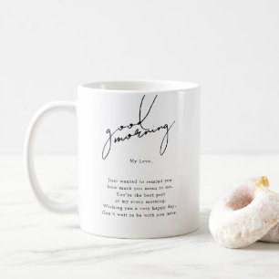 Gute morgendliche Liebe Kaffeetasse