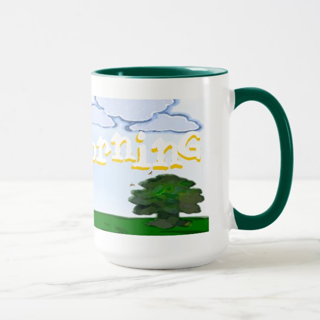 Gute morgendliche Tasse (Rechts)