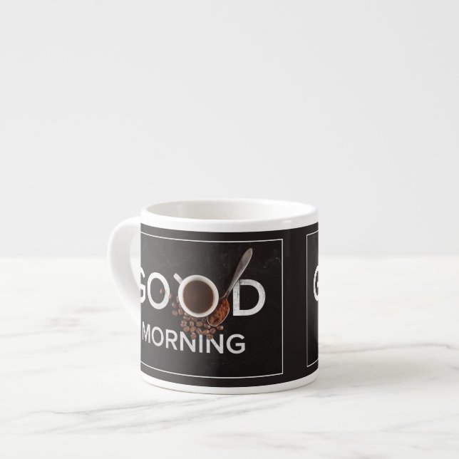 Gute Morgenkaffee Espressotasse (Vorderseite Links)