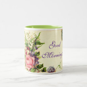 Gute Morgenpost-Tasse Zweifarbige Tasse