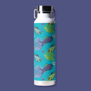 Gute Morgenröte beim Schwimmen von Fischkorallenri Trinkflasche