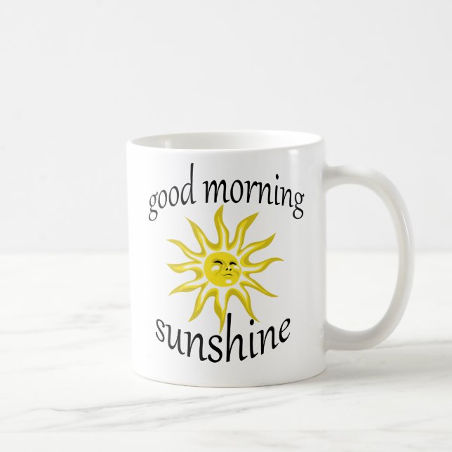 Gute Morgensonne Affirmative Tasse (Rechts)