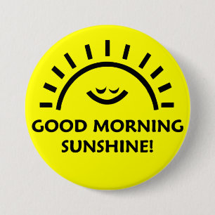 Gute Morgensonne Button