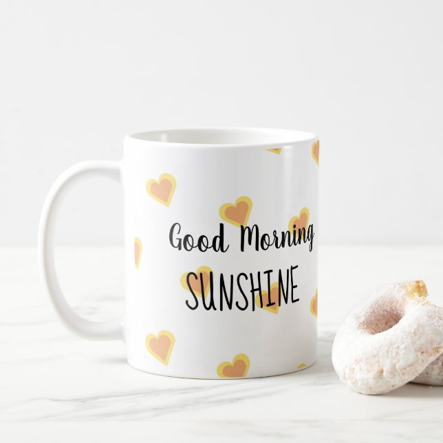 Gute Morgensonne Kaffeetasse (Mit Donut)